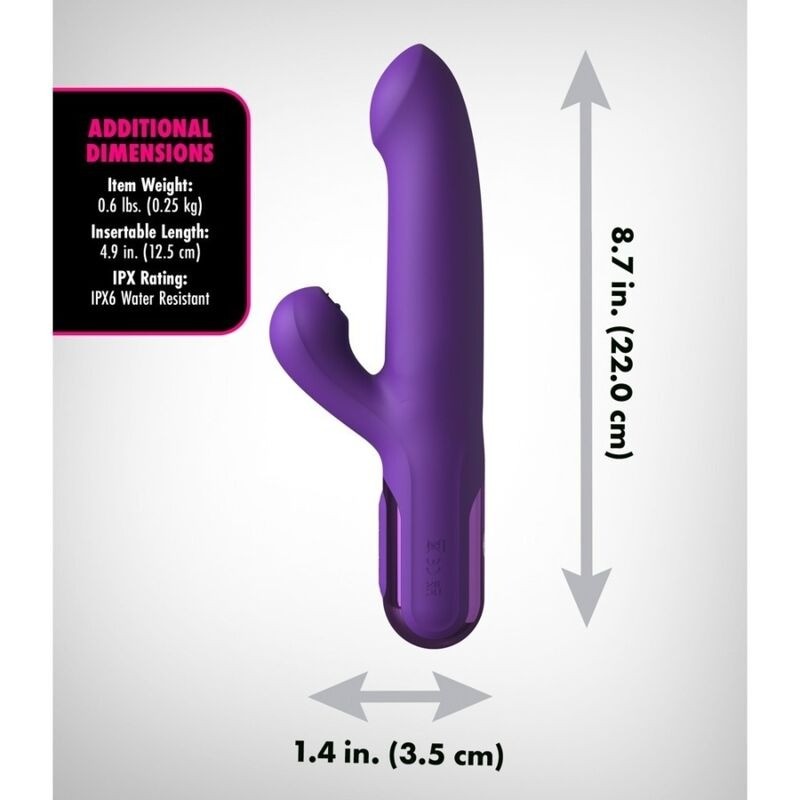 Fantasy For Her | Super Sonix | Thruster Rabbit Vibrator Purple