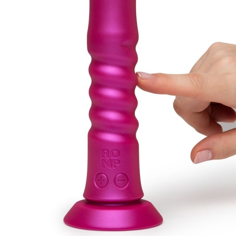 Romp | Jiggle | Δονητής Σιλικόνης με Ώθηση και Βεντούζα Ροζ