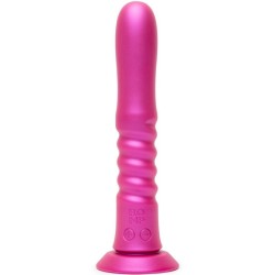 Romp | Jiggle | Thrusting Silicone Vibrator with Suction Cup Pink