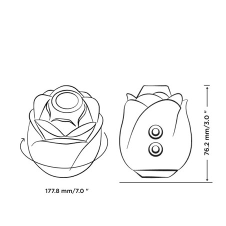 Romp | Rose 2.0 | Pleasure Air Clitoral Stimulator Pink