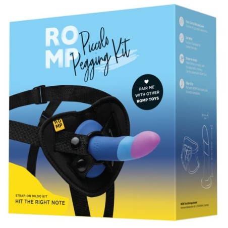Romp | Piccolo | Ζώνη Strapon με Ομοίωμα Σιλικόνης 14 cm