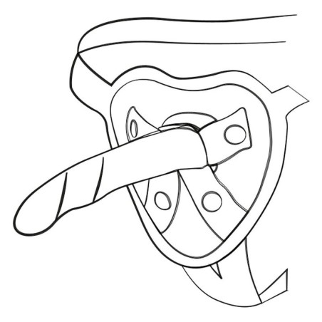 Romp | Piccolo | Ζώνη Strapon με Ομοίωμα Σιλικόνης 14 cm