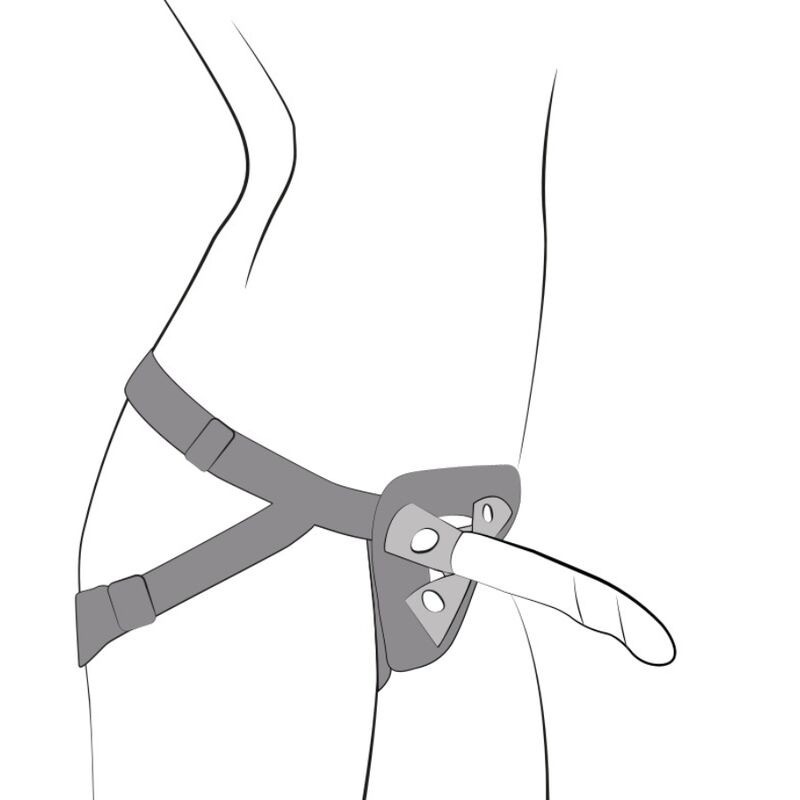 Romp | Piccolo | Ζώνη Strapon με Ομοίωμα Σιλικόνης 14 cm