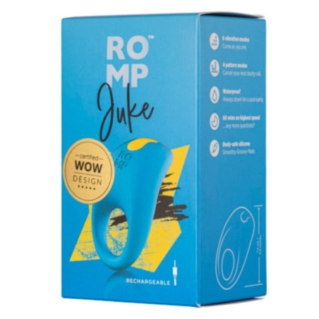 Romp | Juke | Δονούμενο Δαχτυλίδι Πέους με Κλειτοριδικό Διεγέρτη