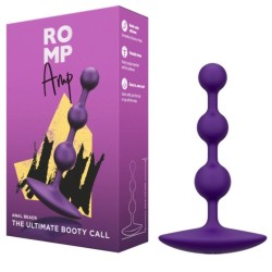 Romp | Amp | Flexible Silicone Anal Beads Purple