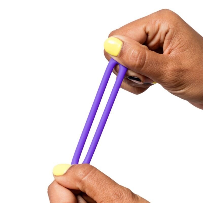 Romp | Remix | Trio Set of 3 Silicone Penis Rings Purple