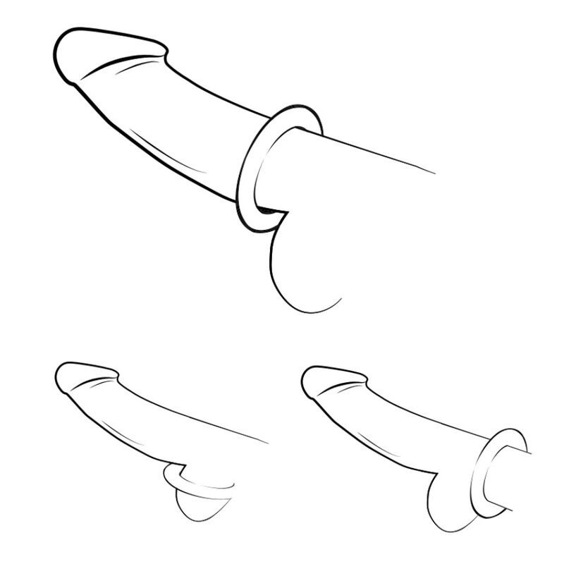 Romp | Remix | Trio Set of 3 Silicone Penis Rings Purple