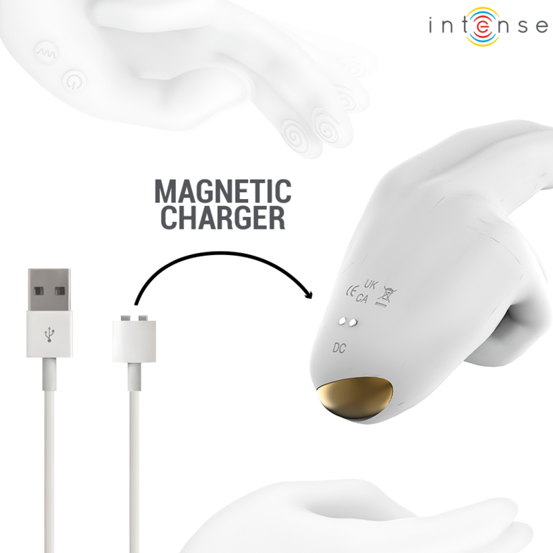 Intense | Jimmy | Hand-Shaped Stimulator with Vibration and Heat
