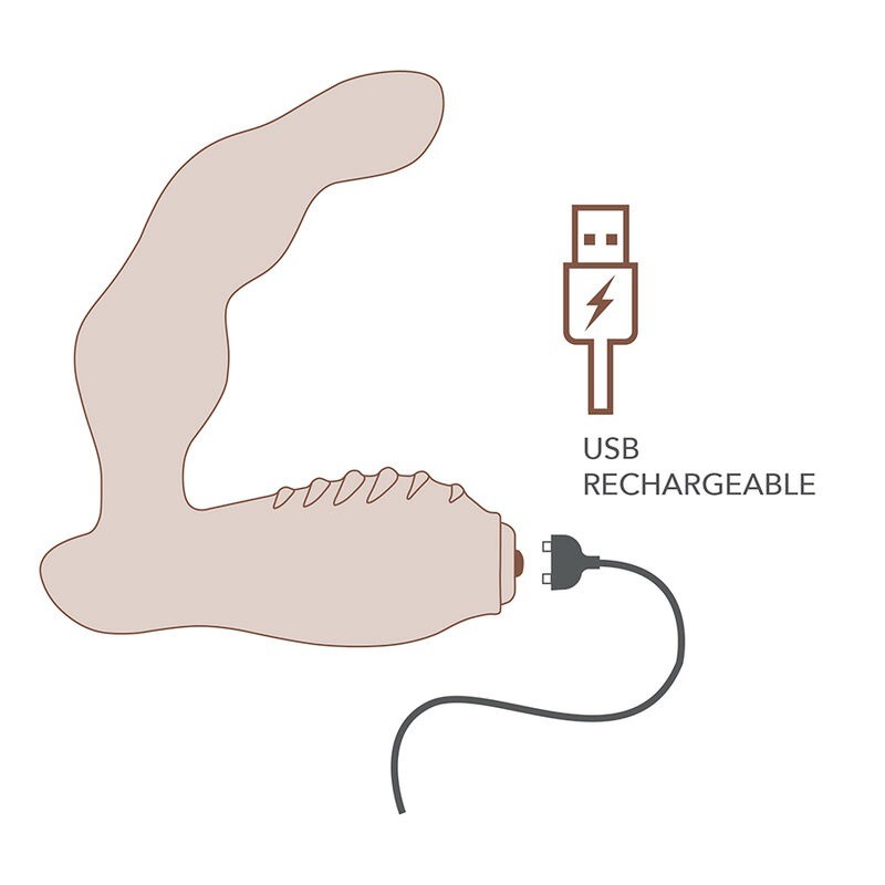Rocks-Off | Nova Dominion | Prostate and Perineum Massager Blue