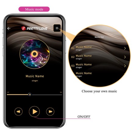 Pretty Love | Klay | Δονητής με Ώθηση και Έλεγχο από App Μωβ