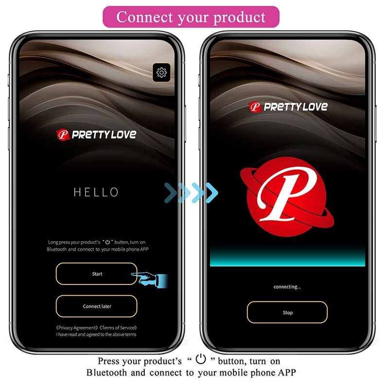 Pretty Love | Klay | Thrusting Vibrator with App Control Purple