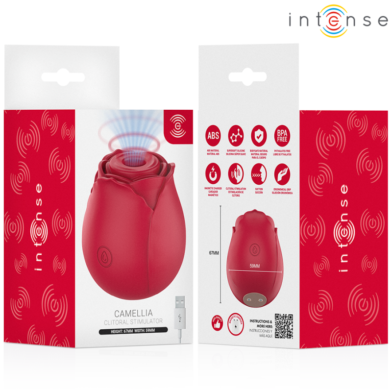 Intense | Camellia | Clitoral Suction Rose Bordeaux
