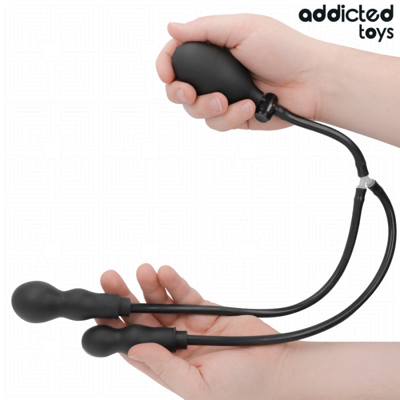 Addicted Toys | Inflatable Double Butt Plug Model 1 - 16 cm