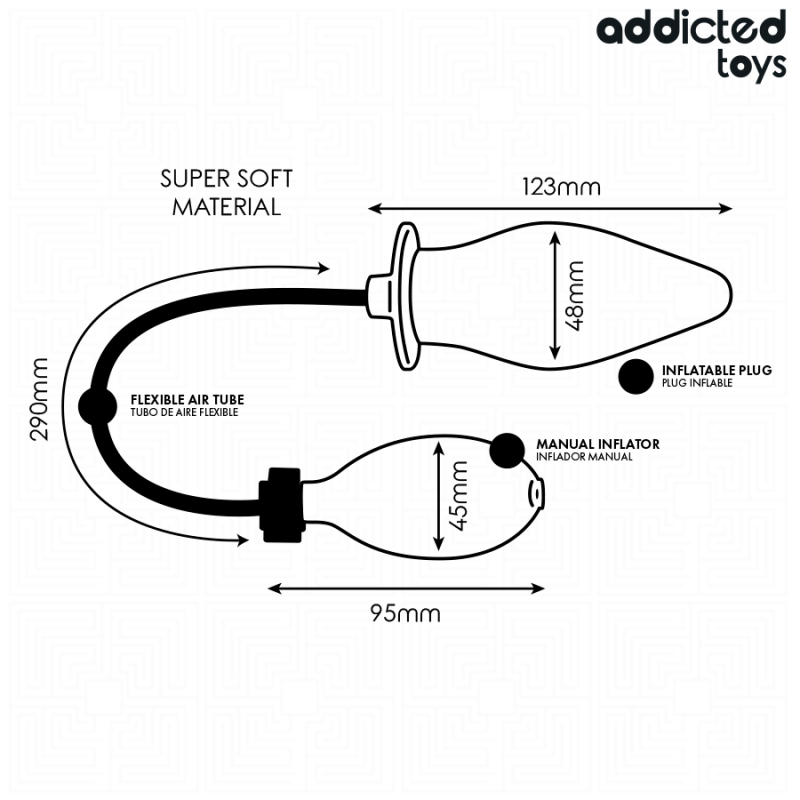 Addicted Toys | Φουσκωτή Πρωκτική Σφήνα Model 2