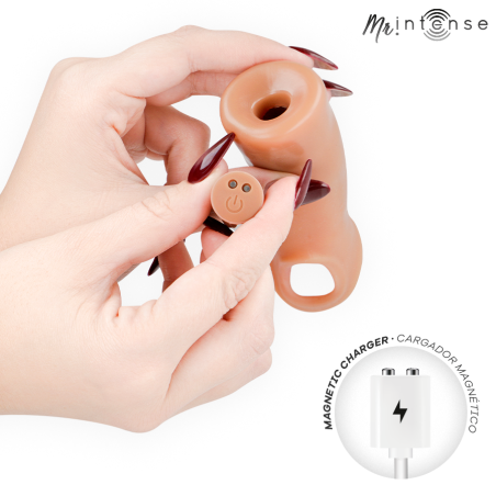 Mr Intense | Arnold L Vibrating Penis Sleeve with Remote 16 cm