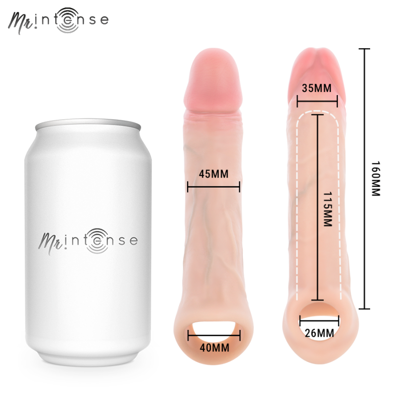 Mr Intense | Arnold L Vibrating Penis Sleeve with Remote 16 cm