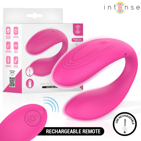 Intense | Nora | Couples Vibrator with Remote Control Pink
