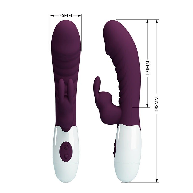 Pretty Love | Naughty Bunny | 30 Function Rabbit Vibrator Purple