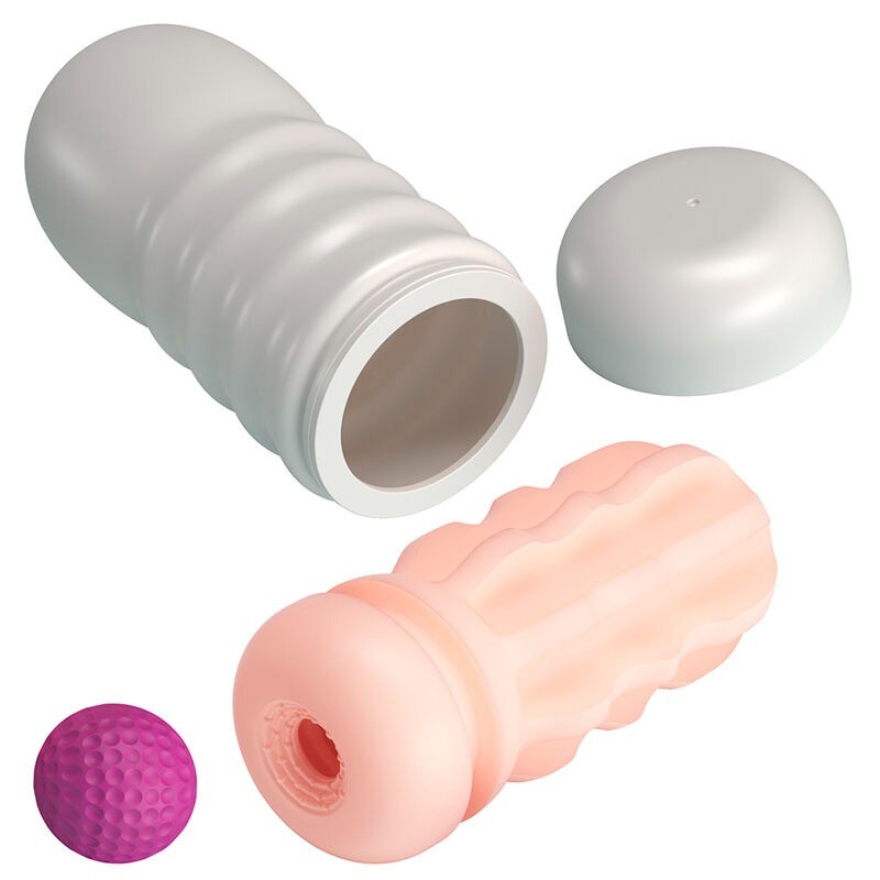 Pretty Love | Vaginal Masturbator with Suction Cup and Textures