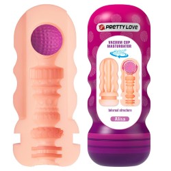 Pretty Love | Vaginal Masturbator with Suction Cup and Textures