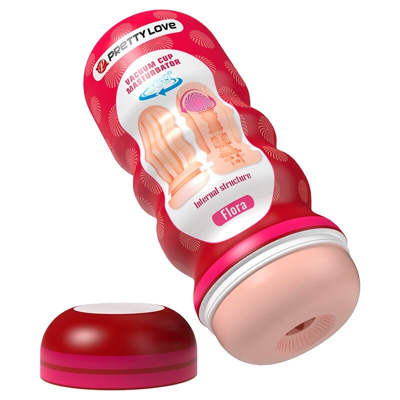 Pretty Love | Flora | Αυνανιστήρι Vacuum Cup με Ανάγλυφο Εσωτερικό