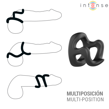 Intense | Charles | Double Penis Ring H-Shaped Model 11