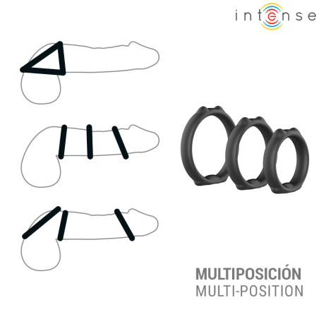 Intense | Peter | Set of 3 Penis Rings Model 9