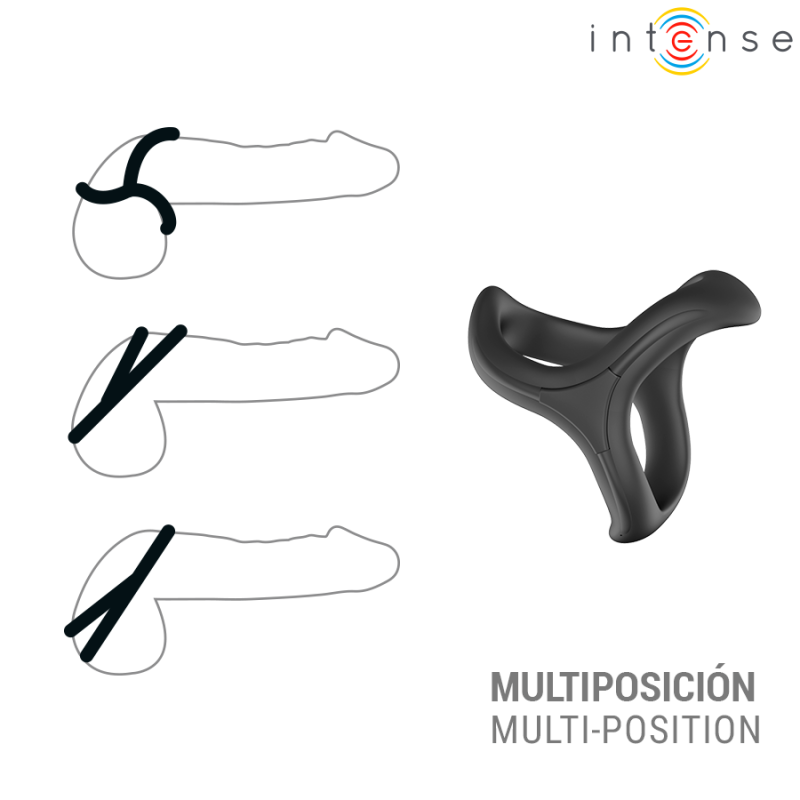 Intense | Alfie | Triple Penis Ring Multi-Position Model 6