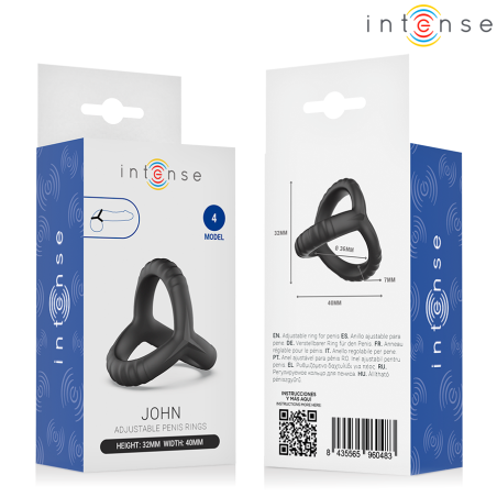 Intense | John | Triple Penis Ring Multi-Position Model 4