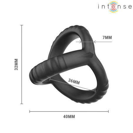 Intense | John | Triple Penis Ring Multi-Position Model 4