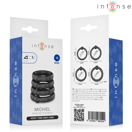 Intense | Michiel | Set of 4 Penis Rings Model 10