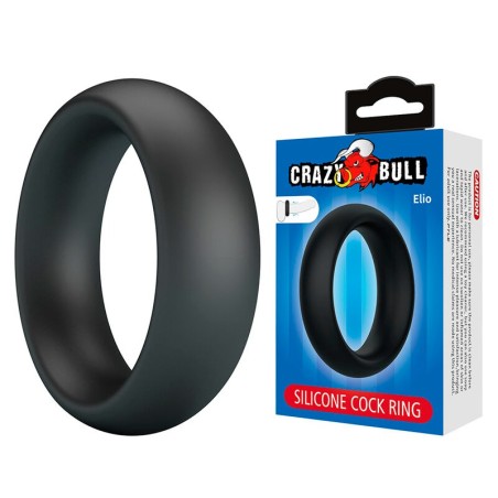 Crazy Bull | Elio | Silicone Cock Ring Black