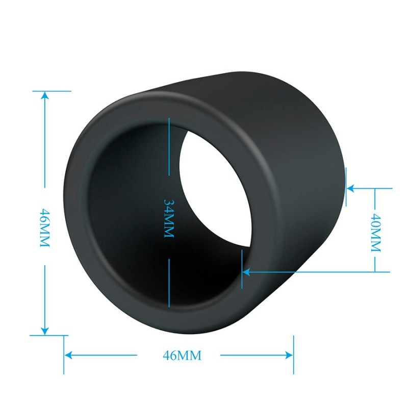 Crazy Bull | Viggo | Thick Silicone Cock Ring Black