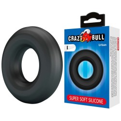 Crazy Bull | Urban | Super Soft Silicone Cock Ring Black