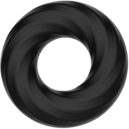 Crazy Bull | Spiral | Silicone Cock Ring Black