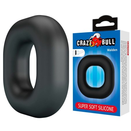 Crazy Bull | Walden | Super Soft Silicone Cock Ring Black