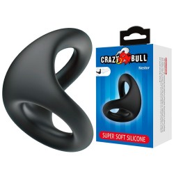 Crazy Bull | Nestor | Ergonomic Cock and Ball Ring Black