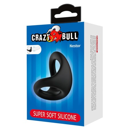 Crazy Bull | Nestor | Ergonomic Cock and Ball Ring Black
