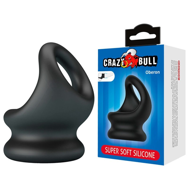 Crazy Bull | Oberon | Penis and Testicle Support Ring Black