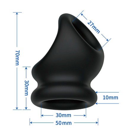 Crazy Bull | Oberon | Penis and Testicle Support Ring Black