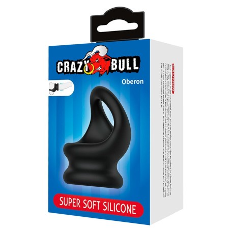 Crazy Bull | Oberon | Μανίκι Στήριξης Πέους και Όρχεων Μαύρο