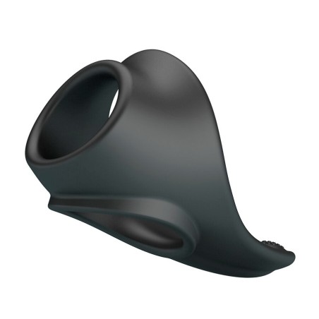 Crazy Bull | Zadok | Ergonomic Ring with Perineal Stimulator Black