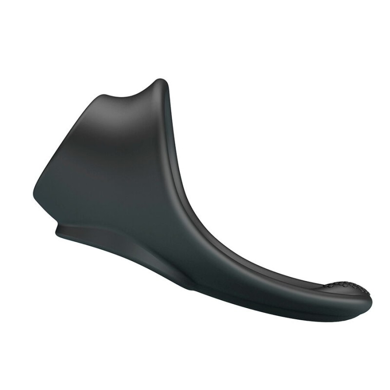 Crazy Bull | Zadok | Ergonomic Ring with Perineal Stimulator Black