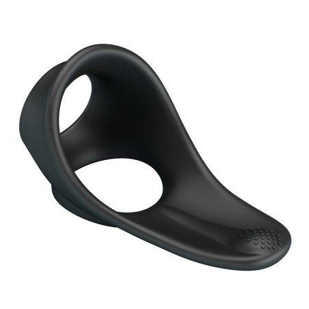 Crazy Bull | Zadok | Ergonomic Ring with Perineal Stimulator Black