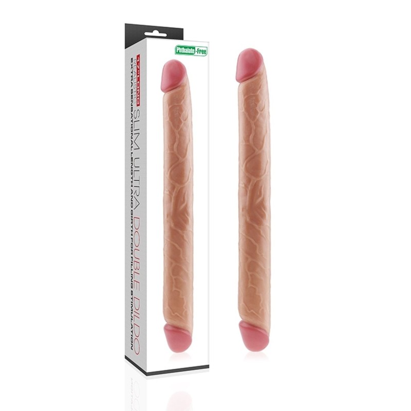 LoveToy Double Realist Slim Ultra Natural Double Dildo 45.5 cm