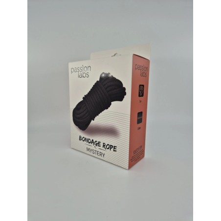Passion Labs Bondage Rope 5 m Cotton Black