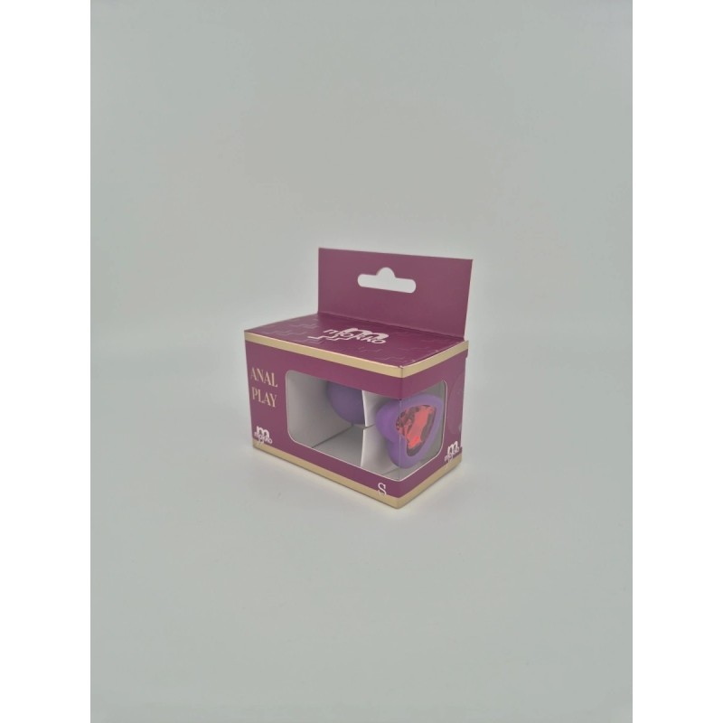 Mokko Toys Brighty Small Silicone Anal Plug Purple/Red