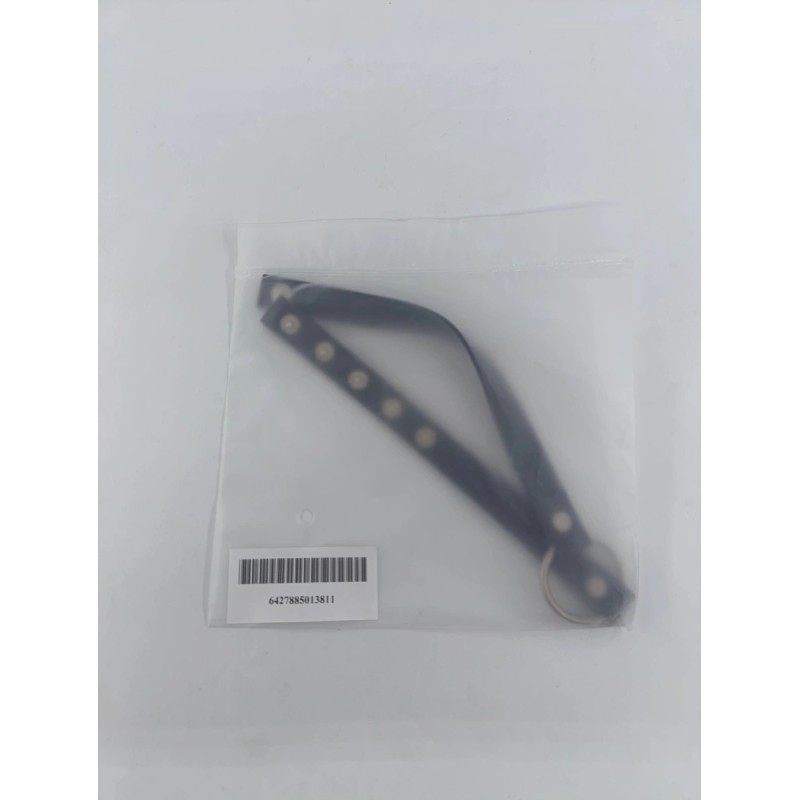 Eco-Leather Choker Collar with Metal O-Ring Black