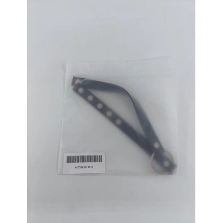 Eco-Leather Choker Collar with Metal O-Ring Black