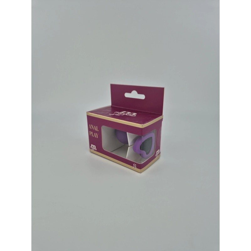 Mokko Toys Brighty Small Silicone Anal Plug Purple/Black